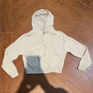 Gray Zip-Up Hoodie